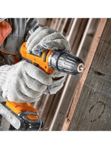 粉色无绳 21V 锂离子电钻驱动器套装，含 1 块电池、充电器和收纳袋 - 粉色丝带