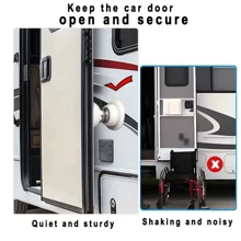 Silikon-Magnetische Türhalter für Wohnmobile, Anhänger, Camper - Ungeladener Gepäckraumtürfangvorrichtung für sichere und leise Wohnmobile, Ladeluke-Türöffnungen von Anhängern, Magnetischer Türfangvorrichtung für offene Wohnmobiltüren, Wohnmobiltursstopper für Wohnmobile, Reiseanhänger, Camper Möbelteile