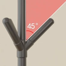 1pc 3-Tier Floor Hanging Coat Rack, Garment Storage Stand, Essentials For Graduation And Back To School Season