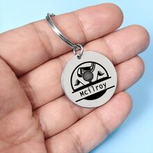 Customized Name Engraved Laser Golf Key Chain, Personalized Golf Key Ring, Gift For Golfer - Multicolor - View 8