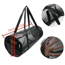 1 pieza Bolsa de almacenamiento grande para baloncesto y fútbol, mochila deportiva para entrenamiento de yoga y fitness, construcción duradera de PVC