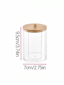 1 pezzo Porta cotton fioc, Dispenser per dischetti struccanti, Scatola portadischetti struccanti con coperchio, Organizer cosmetico trasparente, Porta dischetti e cotton fioc da bagno, Decorazione per la stanza, Borse, Trousse da trucco, Accessori per il trucco, Viaggio, Trousse da trucco, Organizer, Contenitore, Elementi essenziali da viaggio, Organizer per il trucco, Trousse da trucco, Borsa da toilette, Organizer da scrivania, Borsa cosmetica, Trousse da trucco, Organizer per il trucco, Accessori per il trucco, Trousse da trucco, Trousse da trucco, Portagioie, Trousse, Porta pennelli trucco, Porta pennelli, Organizer per profumi, Trousse, Regali per donne, Regali di Natale, Idee regalo per donne