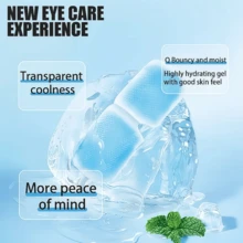 1 Pack Cooling Eye Mask, Gel Eye Mask For Summer Cooling, Suitable For Daily Home Use, Indispensable For Travel, Office, And Trips, Unisex, Relaxes Eyes In Busy Days, Gentle And Non-Irritating, Odorless, For Eye Care, Relieves Eye Fatigue, Improves Sleep, Suitable For Outdoor Travel (Better Effect After Refrigeration), Cooling Eye Mask, Eye Care, Ice Patch, Ice Pads, Cool, Cooling,School,Back To School,Travel,Travel Essentials,Home Essentials,Eye Mask,Sleep Mask - White - View 4