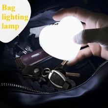 1 pièce Lumière de sac activée par capteur portable, veilleuse multifonctionnelle et polyvalente convenant pour sac à cosmétiques, sac à main, animaux de compagnie, accessoires, pendentif