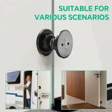 Silikon-Magnetische Türhalter für Wohnmobile, Anhänger, Camper - Ungeladener Gepäckraumtürfangvorrichtung für sichere und leise Wohnmobile, Ladeluke-Türöffnungen von Anhängern, Magnetischer Türfangvorrichtung für offene Wohnmobiltüren, Wohnmobiltursstopper für Wohnmobile, Reiseanhänger, Camper Möbelteile