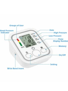 1pc Blood Pressure Monitor With Packaging, Automatic Home Blood Pressure Measurement Device, Arm-Type Blood Pressure Monitor, Neutral English Blood Pressure Monitor, USB Powered - This Product Does Not Include Batteries! - Multicolor - View 6