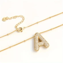 Single Letter Golden Elegant Pendant, Women Jewelry, Necklace, Bracelet DIY, Accessories For Women, Mother's Day, Teacher's Gift, Daily & Festival Wear