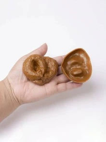 1pc Realistic Poop Prank Decoration, Brown Fake Poop Hard Plastic Decorative Ornament, Novelty Gag Prop, Creative Birthday Gift - One Size - View 6