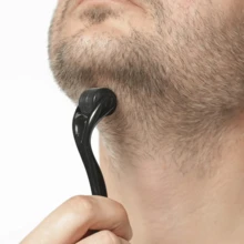 Upgrade Beard Roller, Derma Roller Beard, Derma Massage Micro Needle Roller Micro Needles Facial For Skin And Hair Care For Men And Women