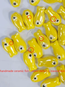 4pcs/Set Glass Beads Bracelets, Boho Handmade Ceramic Fish Bead Bracelets Set For Women, Spring/Summer Jewelry (Note: The Ceramic Fish Beads May Have Air Bubbles And Black Spots, Which Are Normal And Not Quality Issues) - Multicolor - View 5