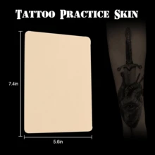 Blank Tattoo Practice Skin, Double-Sided Fake Tattoo Skin, Suitable For Beginner And Experienced Tattoo Artists To Practice - Multicolor - View 2