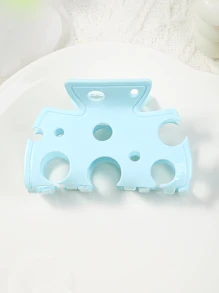 1pc New PVC Hair Clips Cute Pudding/Cheese Cartoon Cake Design Hair Accessories For Women,Hair Claw,Claw Clips,Hair Jaw Clip,Hair Clutch