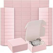 36/60pcs-Mini Kraft Paper Gift Box - Multipurpose Jewelry Wrapping For Rings, Earrings, Wedding & Birthday Gifts, Holidays & Christmas - Stand-Alone Use, No Power Required, Jewelry Making Display & Packing Supplie