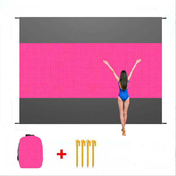 1 Pieza de Manta de Playa a Prueba de Arena Extragrande, Esterilla de Playa Extragrande, Esterilla de Picnic Portátil para Viajes, Camping y Senderismo, Estera Impermeable Esencial para Playa Ligera