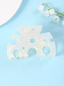 1pc New PVC Hair Clips Cute Pudding/Cheese Cartoon Cake Design Hair Accessories For Women,Hair Claw,Claw Clips,Hair Jaw Clip,Hair Clutch