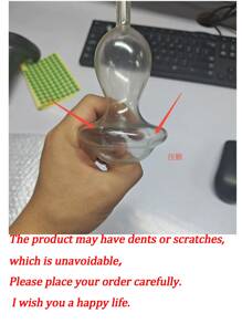 1pc Mushroom Shape Transparent Glass Watering Can, Plant Watering Globes, Glass Automatic Slouchy Drip Watering Watering Drip Irrigation Glass Waterer, Household Plant Automatic Drip Irrigation Watering Device For Indoor Outdoor Home Garden Potted Plants