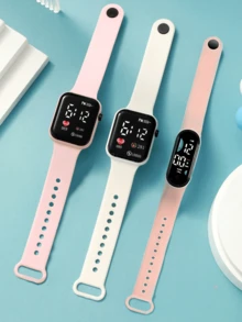 3pcs Water Resistant Electronic Watch Set - Multicolor - View 18