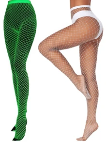 1 Paio di sexy biancheria intima in rete che brillano al buio