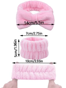 1/2/4pcs Facial Cleansing, Wristband, Moisture Resistant, Mother's Day Gift, Facial, Skincare Wristband, Mother, Solid Color, Washroom, Elastic & Sweat-Wicking Facial Cleansing Headband, Makeup Headband, Facial Headband, Skin Care Headband Bathroom Decor Fall Decor Back To School