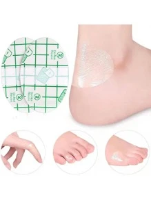 Talons hauts avec patch anti-usure pour talon, protège-orteils transparent invisible