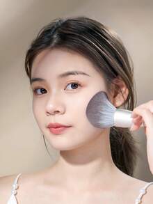 Princess Rose 1支装柔软蓬松化妆刷，粉底刷、腮红刷、修容刷、散粉刷，面部化妆工具，粉底刷、遮瑕刷、腮红刷、轮廓刷、修容刷、散粉刷、粉底刷、腮红刷