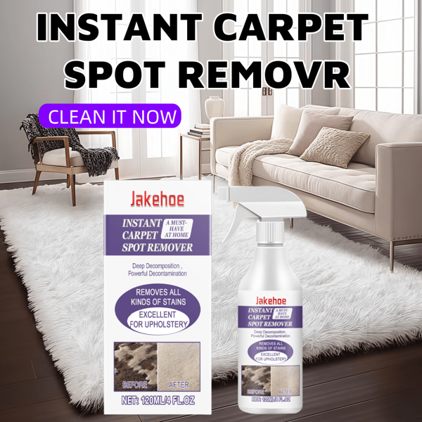 1PC 120ML Insant Carpet Spot Remove Multi-Tasking Cleaning Stains, Oil Stains, Powerful Cleaning Of Dirt, Foam Cleaner,All-Purpose Cleaner,Carpet Cleaner