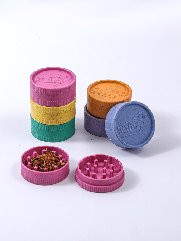 1Pc 54mm Two-Layer Herb Grinder, Colorful Plastic Tobacco Cutter, Kitchen Spices Crusher, Accessories, Great Gift For Smokers, Hot Selling Items In Shops.