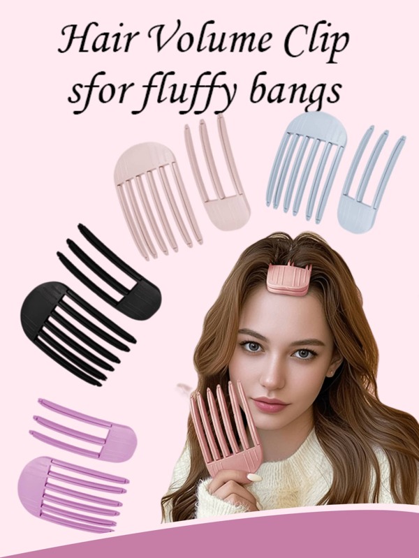 Hair Volume Clip For Fluffy Bangs Wind Shaping Styling Comb For Men And Women No Crease Hair Lifting Clips For A Puffy Slouchy Hairstyle Volumizing Root Lifting Comb Mother's Day Gift For Mom Gift For Mother Expandable