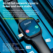 LOKMAT Smartwatch LOKMAT XH018 Android 4G com Tela Sensível ao Toque Redonda Completa, Câmera, GPS, Wi-Fi, Chamadas, Monitor de Frequência Cardíaca