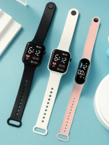 3pcs Water Resistant Electronic Watch Set - Multicolor - View 17