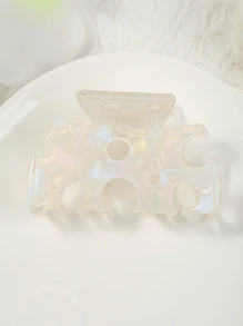 1pc New PVC Hair Clips Cute Pudding/Cheese Cartoon Cake Design Hair Accessories For Women,Hair Claw,Claw Clips,Hair Jaw Clip,Hair Clutch