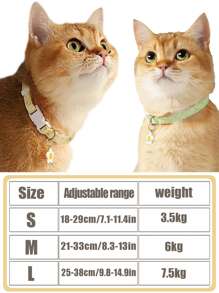 1pc Kitten/Puppy Pet Collar, Daisy Cat Accessory With Collar, Suitable For Female Cats, Male Cats, Puppies, Small Dogs, Medium Dogs, Large Dogs