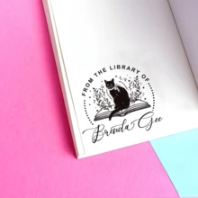 Custom Logo Wooden Rubber Stamp, Personalized Rubber Stamp, 5 Size, Business Stamp, Book Stamp, Wedding, Packaging And Name Stamp, Wooden Round(Ink Pad Not Included)