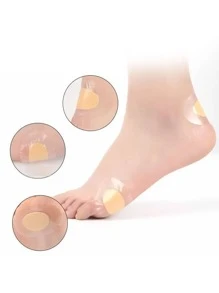 Talons hauts avec patch anti-usure pour talon, protège-orteils transparent invisible