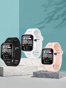 3pcs Water Resistant Electronic Watch Set