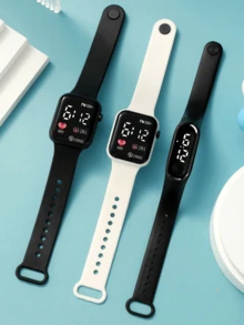 3pcs Water Resistant Electronic Watch Set - Multicolor - View 15