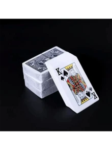 成人防水标准扑克牌套装，带耐用盒子，防弯曲纸质材料，适合派对娱乐和纸牌游戏，适合 14 岁以上儿童，多副牌（每套） - 彩色 - 查看 11