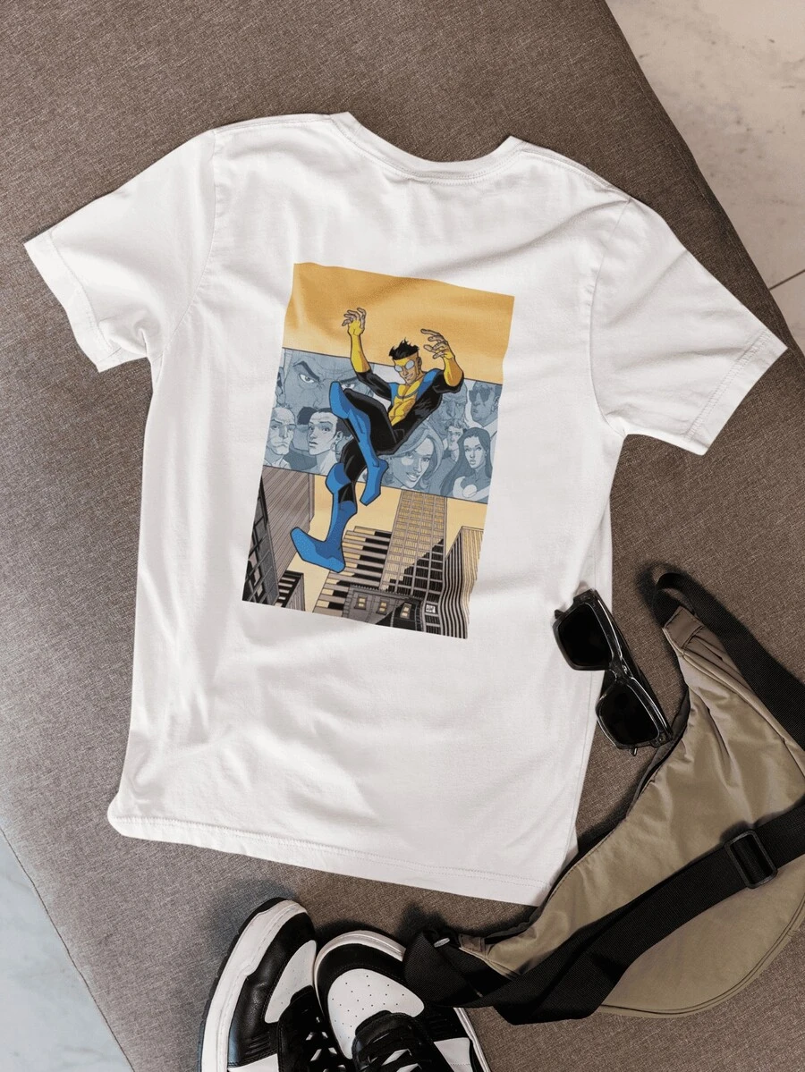 Camiseta INVINCIBLE sublimada unisex Mark Grayson