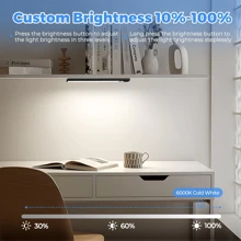 1 Stück Schranklicht mit Bewegungssensor, 3-Farbton dimmbare LED Nachtbeleuchtung, wiederaufladbare Wandleuchte, magnetische Kleiderschrankbeleuchtung, kabellose Beleuchtung für Küche, Treppe, Kleiderschrank, Arbeitszimmer