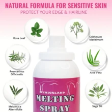 Lace Melting Spray For Glueless Wig Install,  Lace Adhesive For Wigs, Skin Friendly Formula To Protect Edges - 100ml - 查看 4