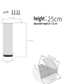 4-Piece Metal Triangle Shaped Furniture Leg Replacement Coffee Table, Cabinet Legs, Sofa Accessories, Hardware Accessories