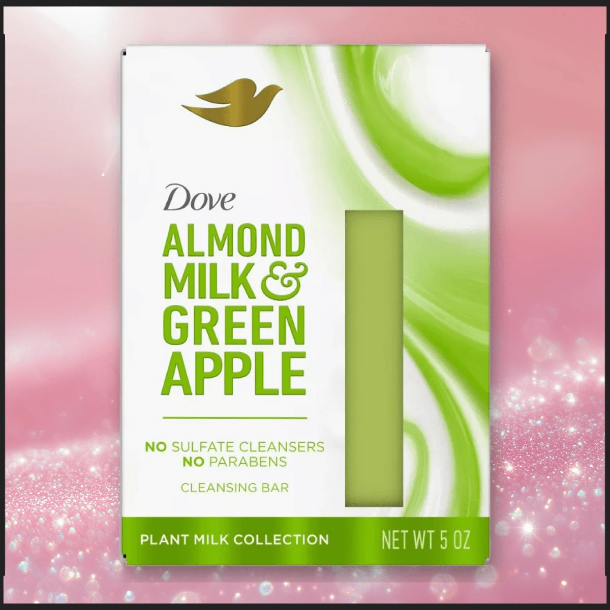 Beauty Plant Milk Cleansing Bar Soap - Almond Milk & Green  - 5oz - 1 - View 1