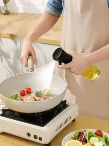 1 bình xịt trong suốt có vòi phun có thể điều chỉnh, bình xịt dầu nhà bếp sáng tạo cho nồi chiên không dầu, tưới cây, nấu ăn bằng dầu ô liu - Nhiều màu - Xem 5