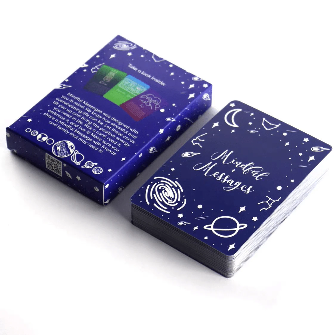 Mindful Message Oracle - English Edition - Blue - View 1