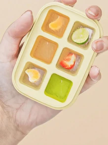 1pc/3pcs Ice Cube Tray, Household Refrigerator Ice Cube Mold, Silicone Ice Cube Maker With Lid, Press Mini Square Ice Cube Trays