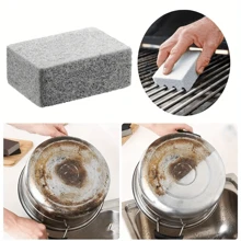 4pcs Heavy Duty Grill Cleaning Bricks: Heat-Resistant Non-Slip Scraper For Removing Grease And Residue - Ideal For Barbecue, Camping, Picnics And Backyard Maintenance, Grill Maintenance | Portable Grill Cleaner | Heat-Resistant Bristles, Outdoor Barbecue Accessories, Cleaning Tools For Lava Rocks, Kitchen Utensils