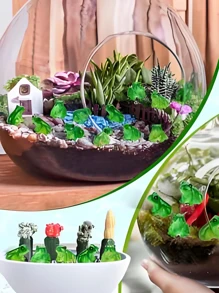20/10/5/1pc Resin Mini Green Frog Miniature Figurine Animal Model, Fairy Garden Miniature Moss Landscape DIY, Terrarium Crafts Accessories Home Decorative, Miniature Landscape Creative Cute Frog Statue, Suitable For Car, Desk Or Garden Decoration, Resin Material, Resin Mini Green Frog, Green Animal Model, DIY Terrarium Handicrafts, Home Decoration Accessories, Party Decoration