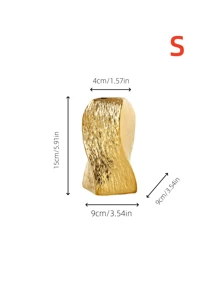 1PC Ceramic Twist Plated Silver Vase Suitable For Bedroom, Balcony, Powder Room, Bedroom, Desk And Other Home Decor Vase Ornaments Back To School Room Decor School Supplies