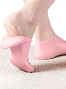 1 Pair Silicone Foot Spa Socks For Dry Cracked Feet, Silicone Moisturizing Socks For Women, Foot Care Silicone Socks, Spa Gel Socks Foot Care After PedicureHydrating Gel Moisturizer For Dry, Cracked Feet - Relaxing Massage, Softenin, Foot Care, Skin Care ﻿