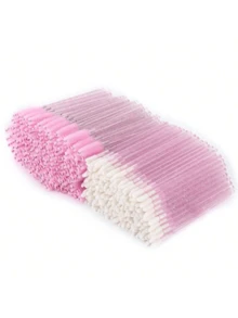 100pcs/50pcs/10pcs Lip Brush And Eyebrow Brush, Crystal Disposable Lipstick Brush, Mascara Brush, Makeup Beauty Tool Set, Makeup Brush Set, Makeup Brush Set, Makeup Brush Set, Complete Makeup Tools, Makeup Brush Set, Complete Makeup Tools, Makeup Brush Set, Makeup Brush Set, Makeup Gift Set - Multicolor - View 8